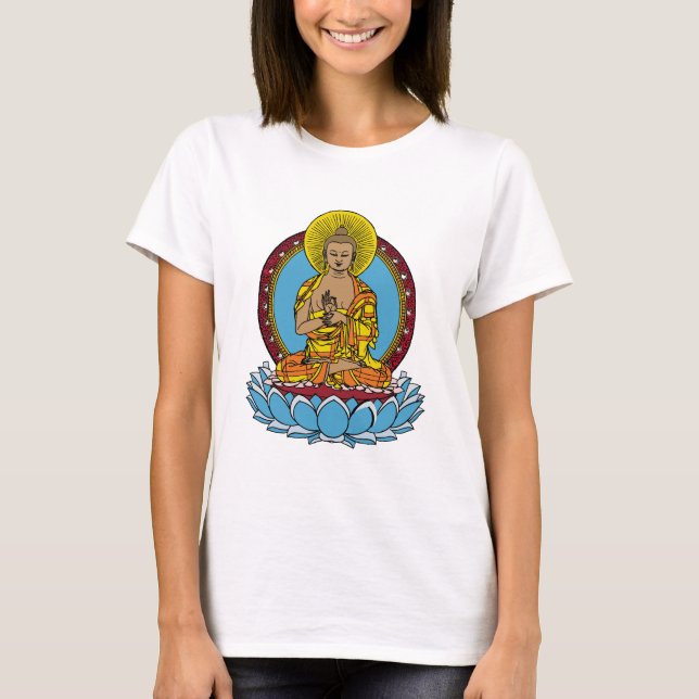 T-shirt Dharmachakra Bouddha (Devant)