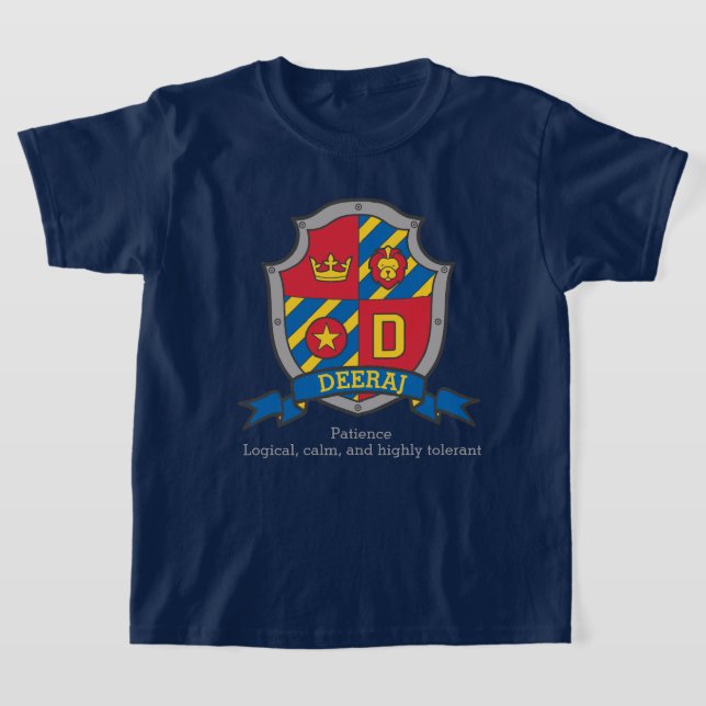 T-Shirt Dheeraj nom de garçon & signification bouc (Poser)