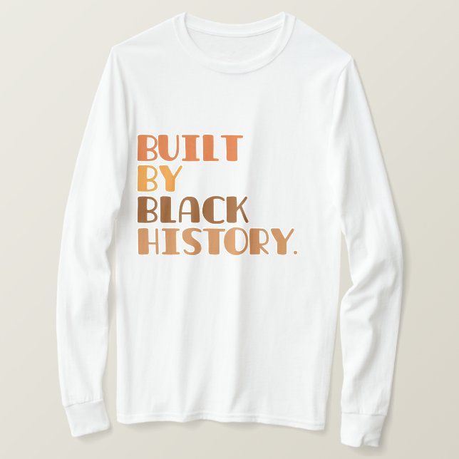 T-Shirt D'Histoire Noire (Design devant)