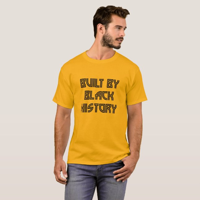 T-Shirt D'Histoire Noire (Devant entier)