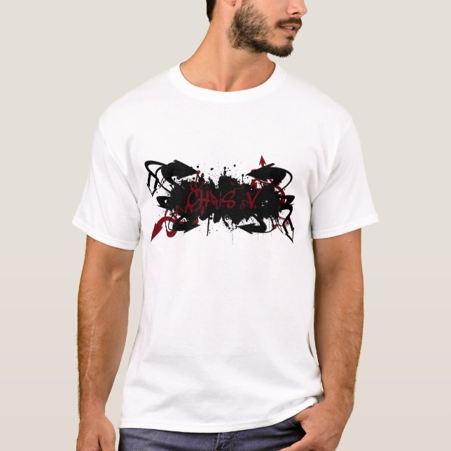 T-shirt d'hommes de graffiti (Devant)
