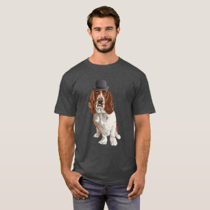 T-shirt d'hommes de papa de chien de Basset Hound