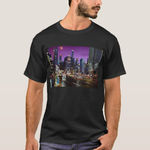 T-shirt d'horizon de Chicago