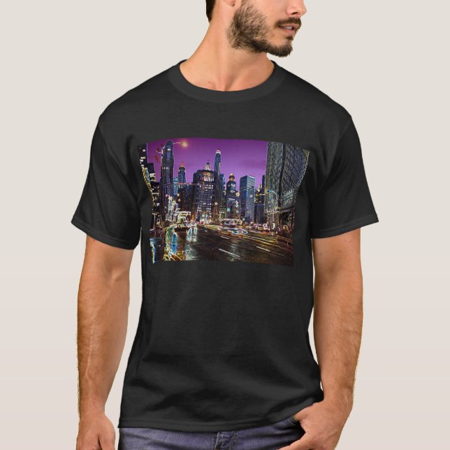 T-shirt d'horizon de Chicago (Devant)