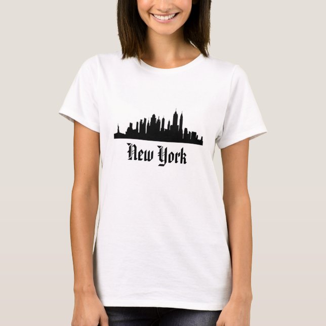 T-shirt d'horizon de "NEW YORK" (Devant)