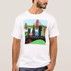 T-shirt d'horizon de San Francisco