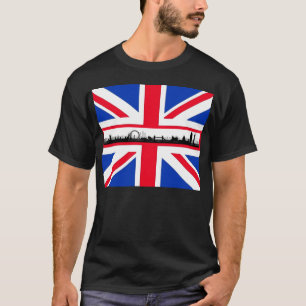 T-shirt d'horizon d'Union Jack Londres