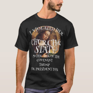 T-SHIRT DHS FBI CBP VIOLÉ COVENANT DE VOTE TRUMP ARK