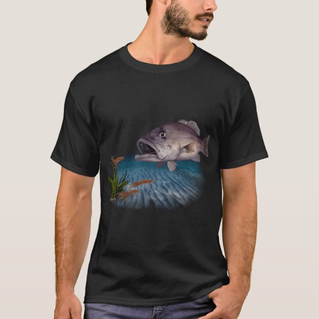 T-shirt Dhufish chassant le calmar (Devant)