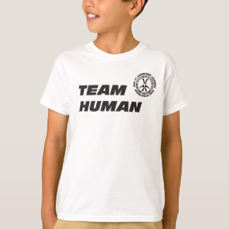 T-shirt d'humain de l'équipe de l'enfant