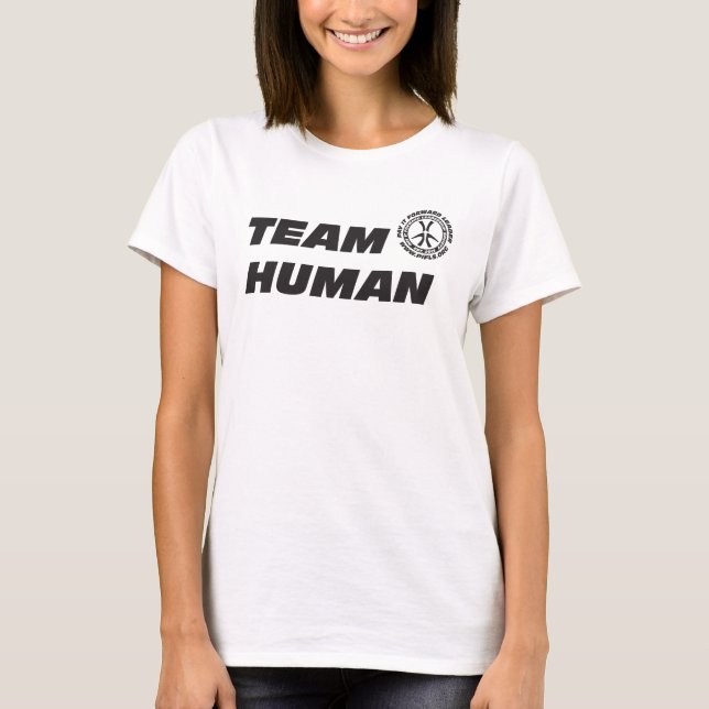 T-shirt d'humain d'équipe de Wmns (Devant)