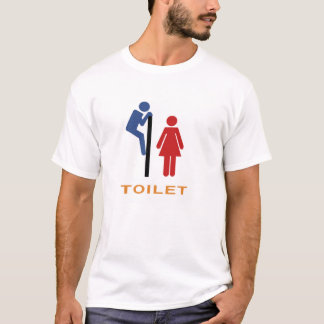 T-shirt d'humeur de toilette