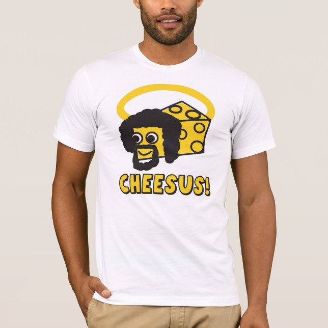 T-shirt d'humour de Cheesus (Devant)