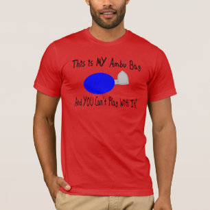 T-shirt d'humour de sac d'Ambu de thérapeute