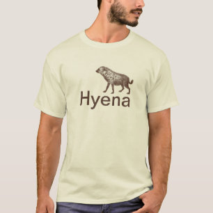 T-shirt d'hyène - images avant et dos