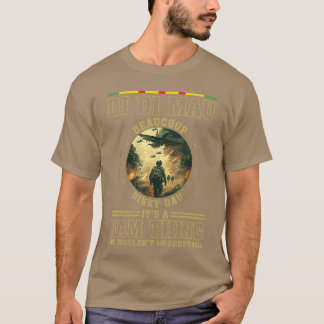 T-shirt Di Di Mau C'est NAMhing Dinky Dau Drôle Vétéran Vi