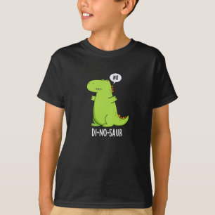 T-shirt Di-no-saur Blagues drôles de dinosaures Fond sombr