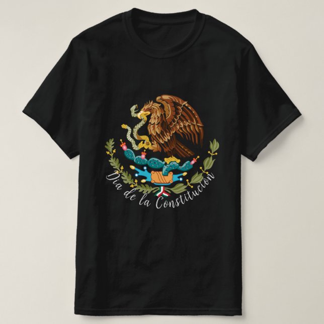 T-shirt Día de la Constitución (Mexique) (Design devant)