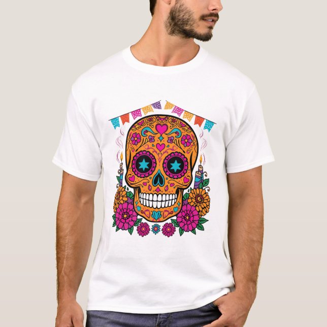 T-shirt Dia de los Muertos (Devant)