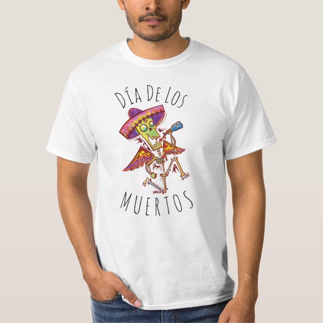 T-shirt Día de los muertos (Devant)