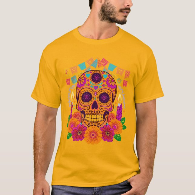 T-shirt Dia de los Muertos (Devant)