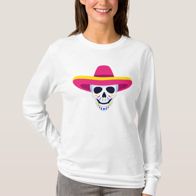 T-shirt Dia De Los Muertos (Devant)