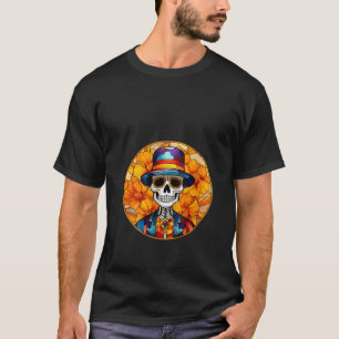 T-shirt Dia De Los Muertos 2023 Crâne à sucre La Catrina H