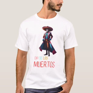 T-shirt Dia de los Muertos Charro