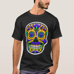 T-shirt Dia de los Muertos crâne 8