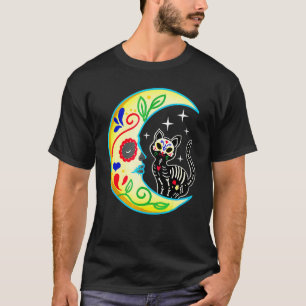 T-shirt Dia De los Muertos Crâne de Sucre Jour des Morts M