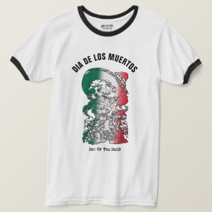 T-shirt Dia de los Muertos, Jour de la mort Drôle Squelett