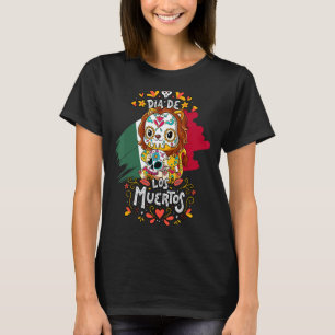 T-shirt Dia De Los Muertos Lion