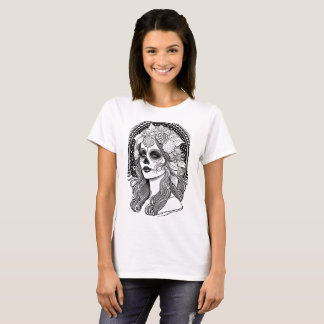 T-shirt Día De Los Muertos, noir
