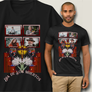 T-shirt Dia de Los Muertos Vallarta Catrinas 1718