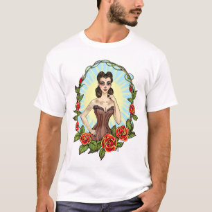 T-shirt Día de Muertos Day de la dame vintage morte de