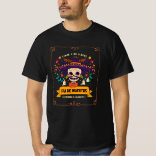 T-shirt Dia de muertos Jour du crâne des morts