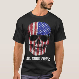 T-shirt Dia Los Muertos Skull America