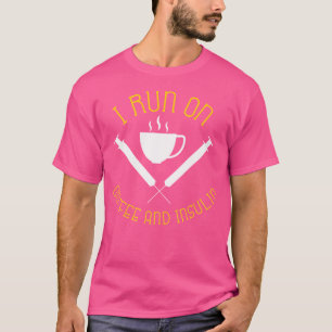 T-shirt Diabète de type 1 drôle Diabète Course S