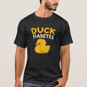 T-shirt Diabète drôle de sensibilisation I Canard Fiabète