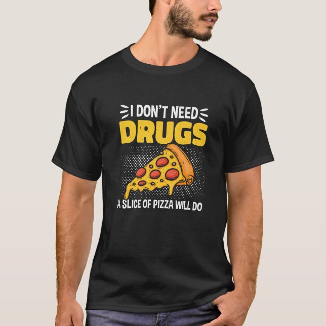 T-shirt Diabète Je N'Ai Pas Besoin De Drogues Une Partie D (Devant)