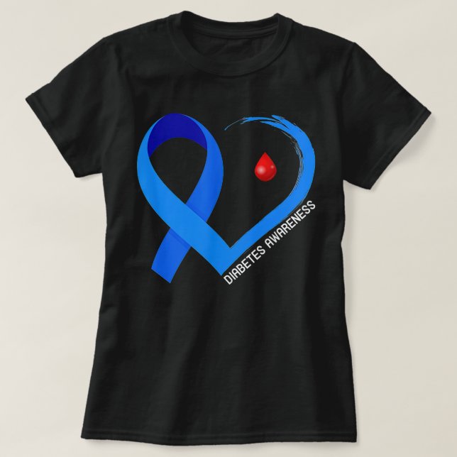 T-shirt Diabetes Awareness Warrior Gift (Design devant)