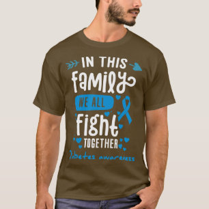 T-shirt DIABÈTES Nous combattons tous ensemble