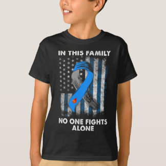 T-shirt Diabetic type 1 T1D Diabète Aware USA Flag Gi