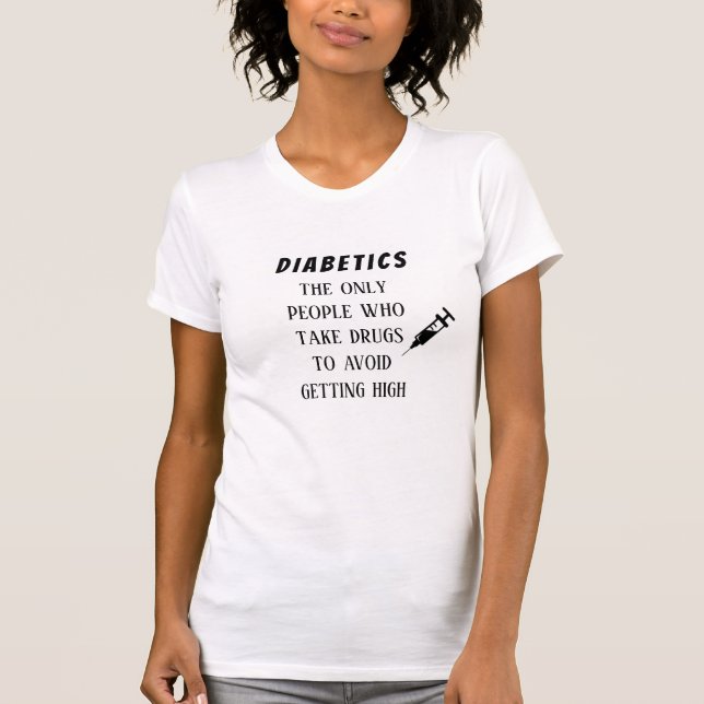 T-shirt Diabetics  (Devant)