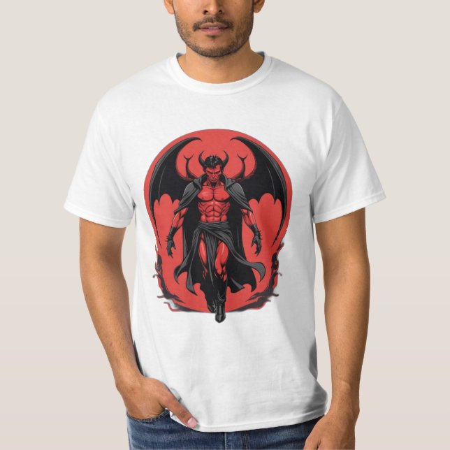 T-shirt Diable Ange - Dualité du pouvoir (Devant)