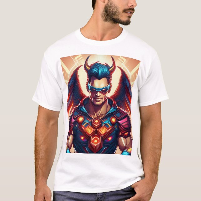 T-shirt "Diable Ange Stratège T-Shirt" (Devant)