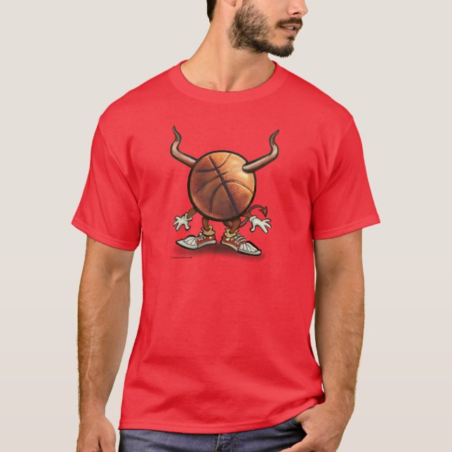 T-shirt Diable de basket-ball (Devant)