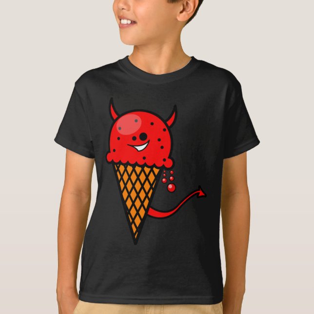 T-shirt Diable de cône de Lil (Devant)