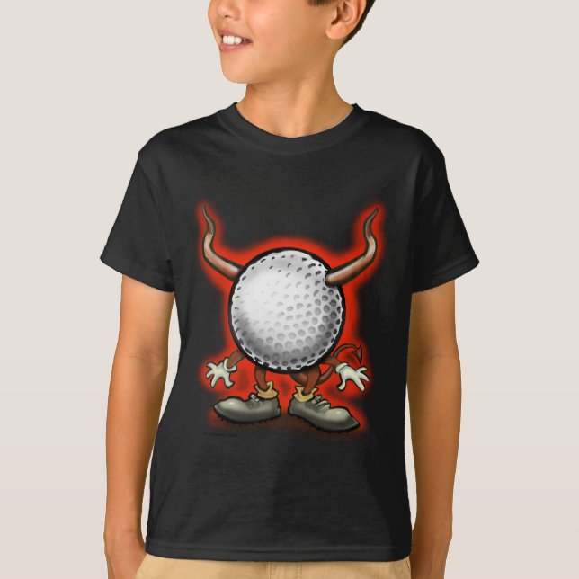 T-shirt Diable de golf (Devant)