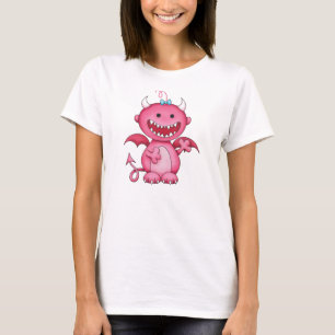 T-shirt diable mignon de fille